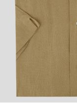 Chemisette en Lin Grande Taille Marron